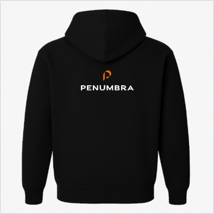 Moletom Canguru com Capuz - Penumbra - logo laranja